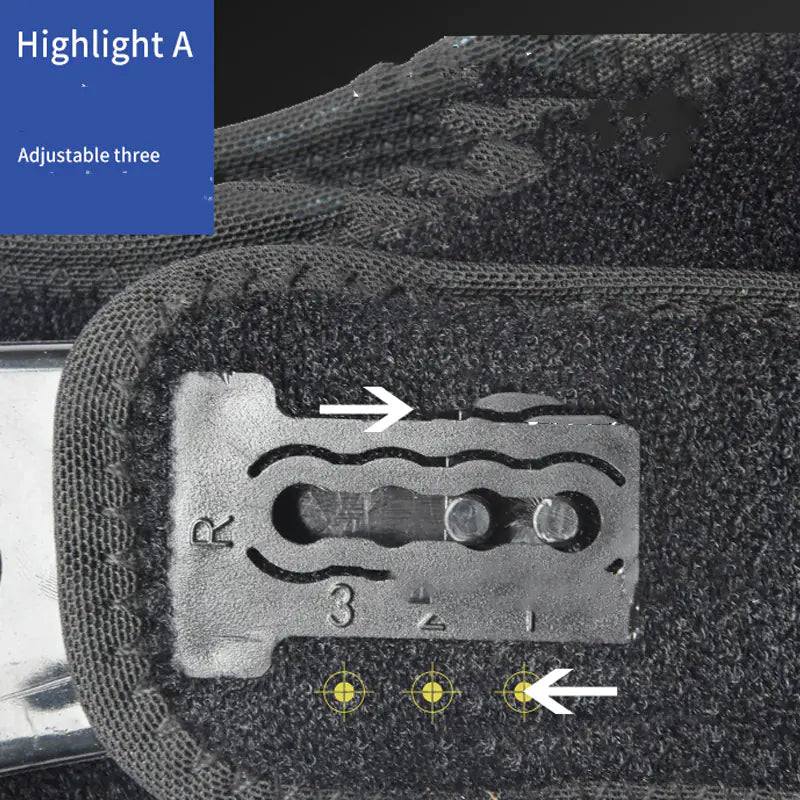 Knee Support Brace with Patella Protection Device