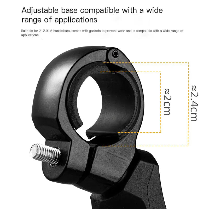 Rock Brothers Folding Rearview Mirror for Bicycles