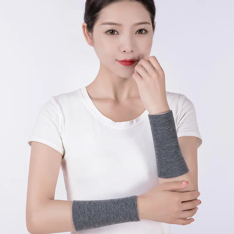 Men's and Women's Thick Fleece Wrist Guards for Winter