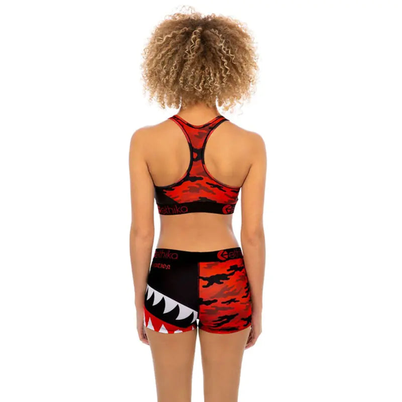 USA Independence Day Women's Print Two-Piece Swimsuit Set