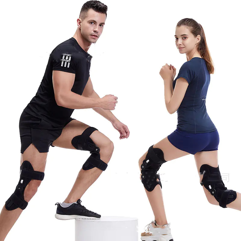 Knee Support Brace with Patella Protection Device